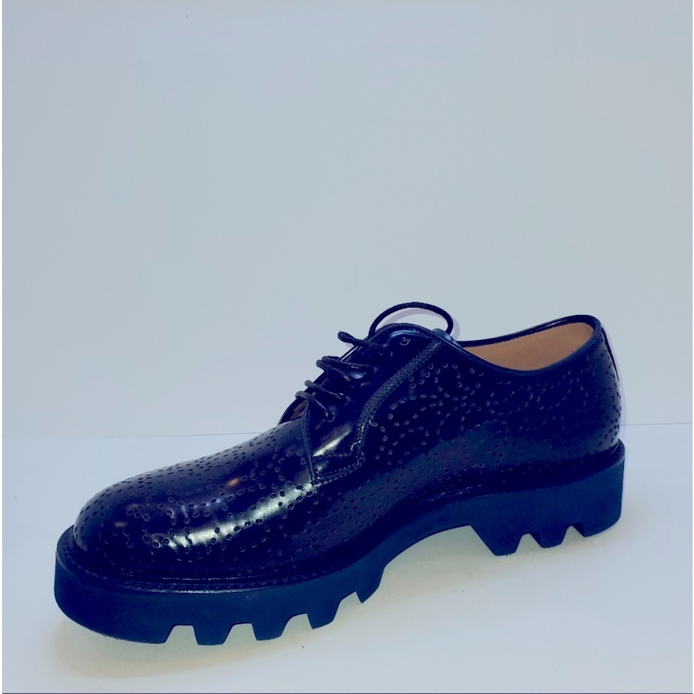 Emporio Armani NIB Navy Derby/Shoes size 8.5